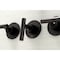 Kingston Brass KBX8135CML Three-Handle Tub and Shower Faucet, Oil Rubbed Bronze KBX8135CML - alternate 2